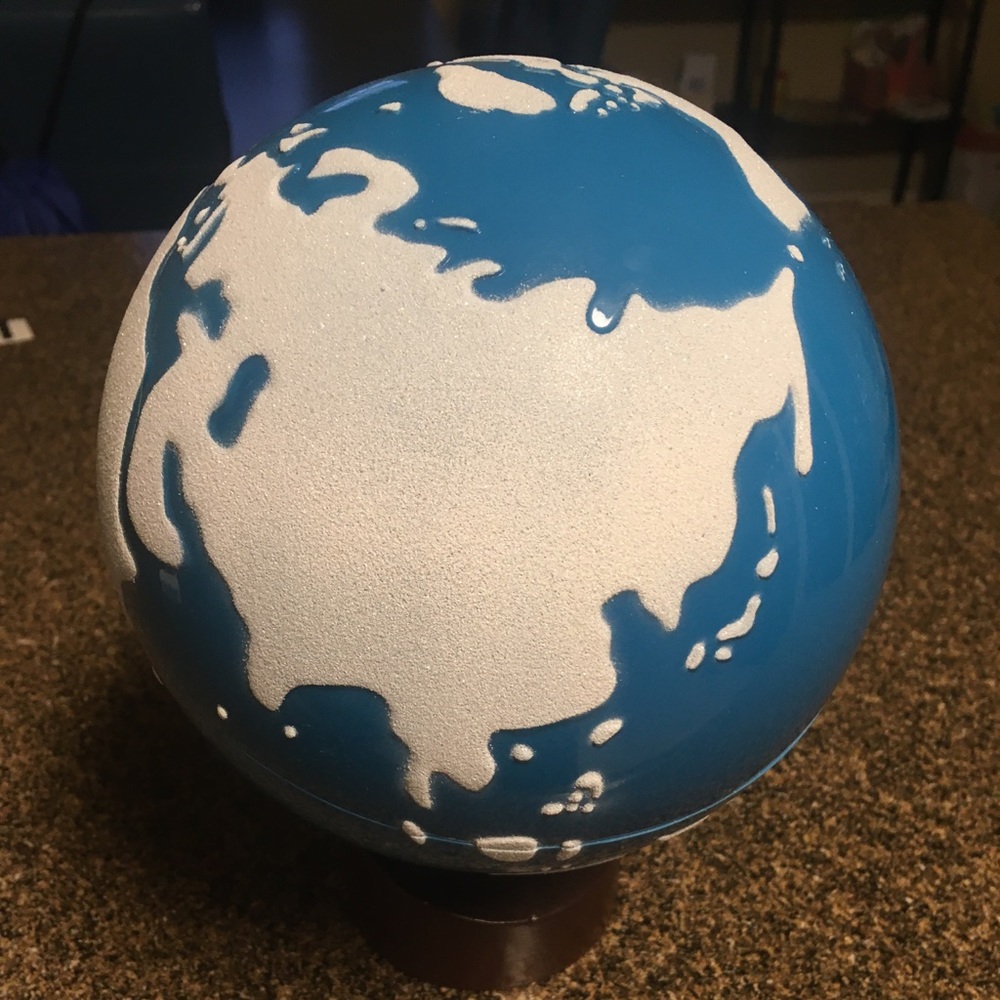 Montessori sandpaper globe